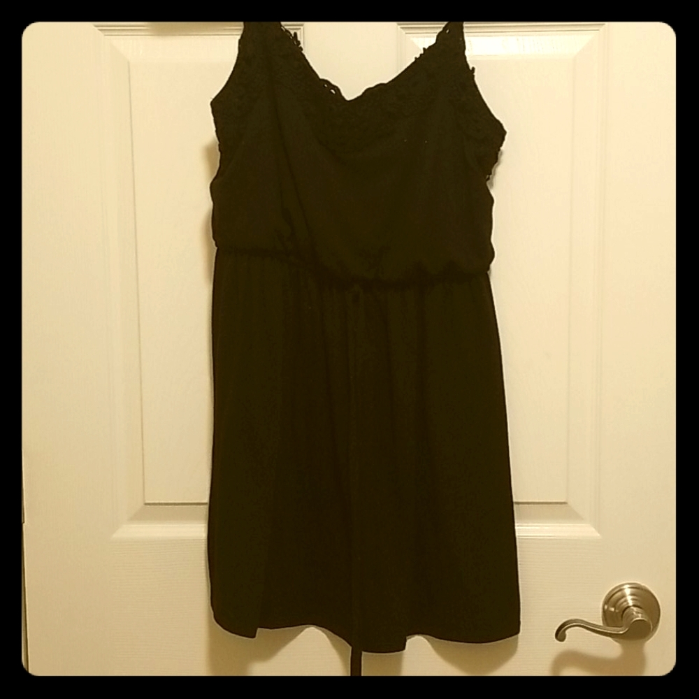 Mini black dress